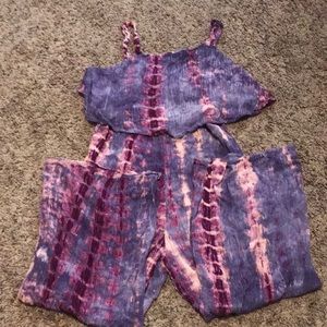 Capri multi colored romper